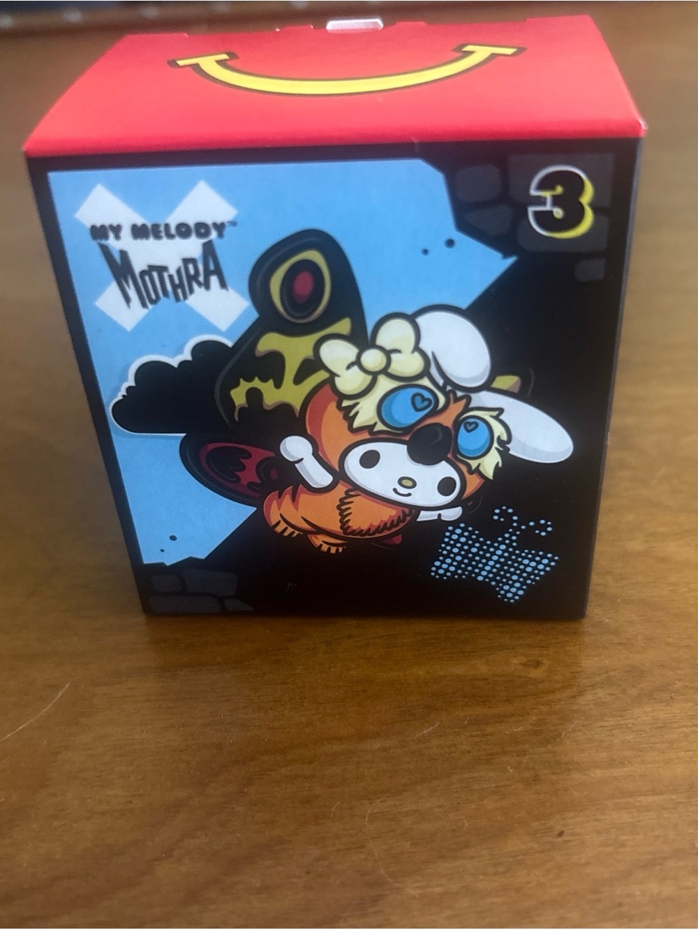 McDonald's My Melody Mothra Blind Box - Red, Black, Blue